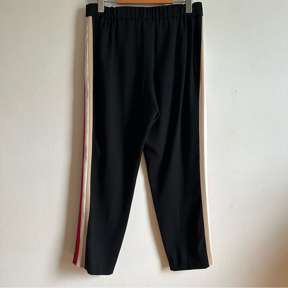 Aritzia Babaton Conan Black Red Racer Side Stripes Tailored Pants - Picture 7 of 12